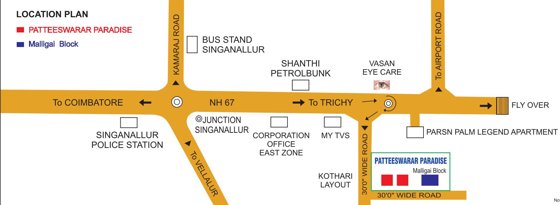 Images for Location Plan of Patteeswarar Paradise Malligai