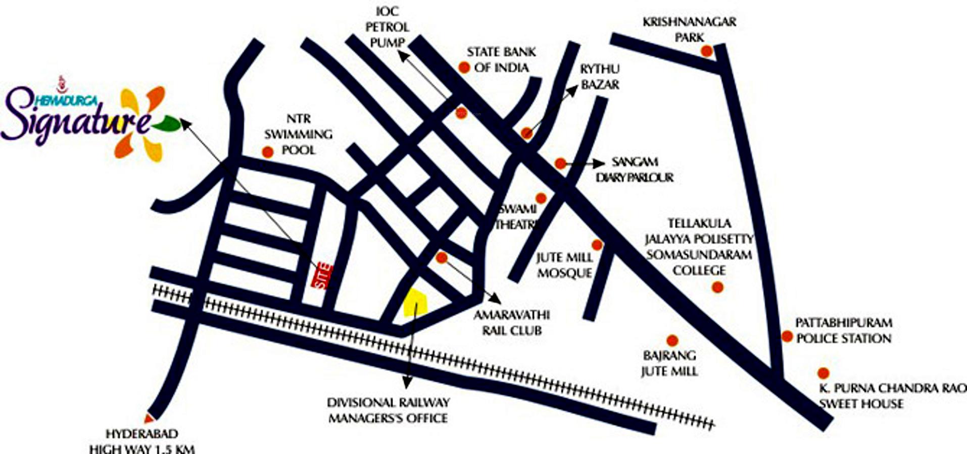 br-constructions hemadurga-signature Location Plan