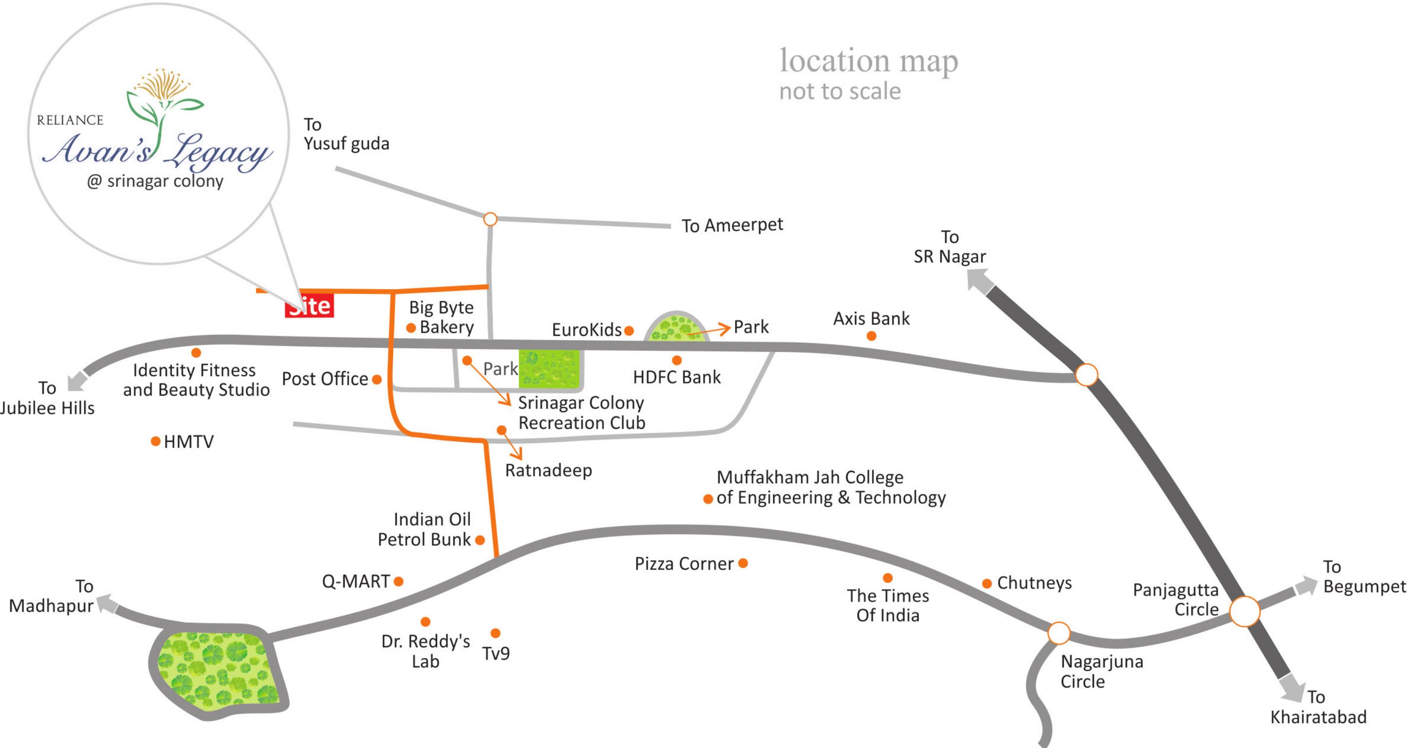 avans-legacy Images for Location Plan of Reliance Avans Legacy