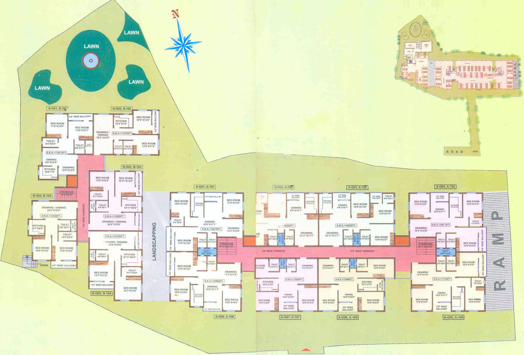 Images for Layout Plan of Amrita Gouri Shankar Residency