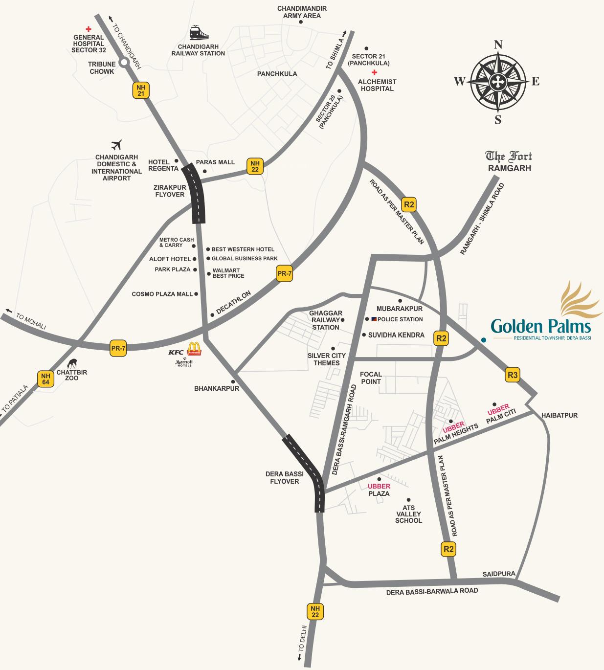 golden-palms-plots Images for Location Plan of Ubber Golden Palms Plots