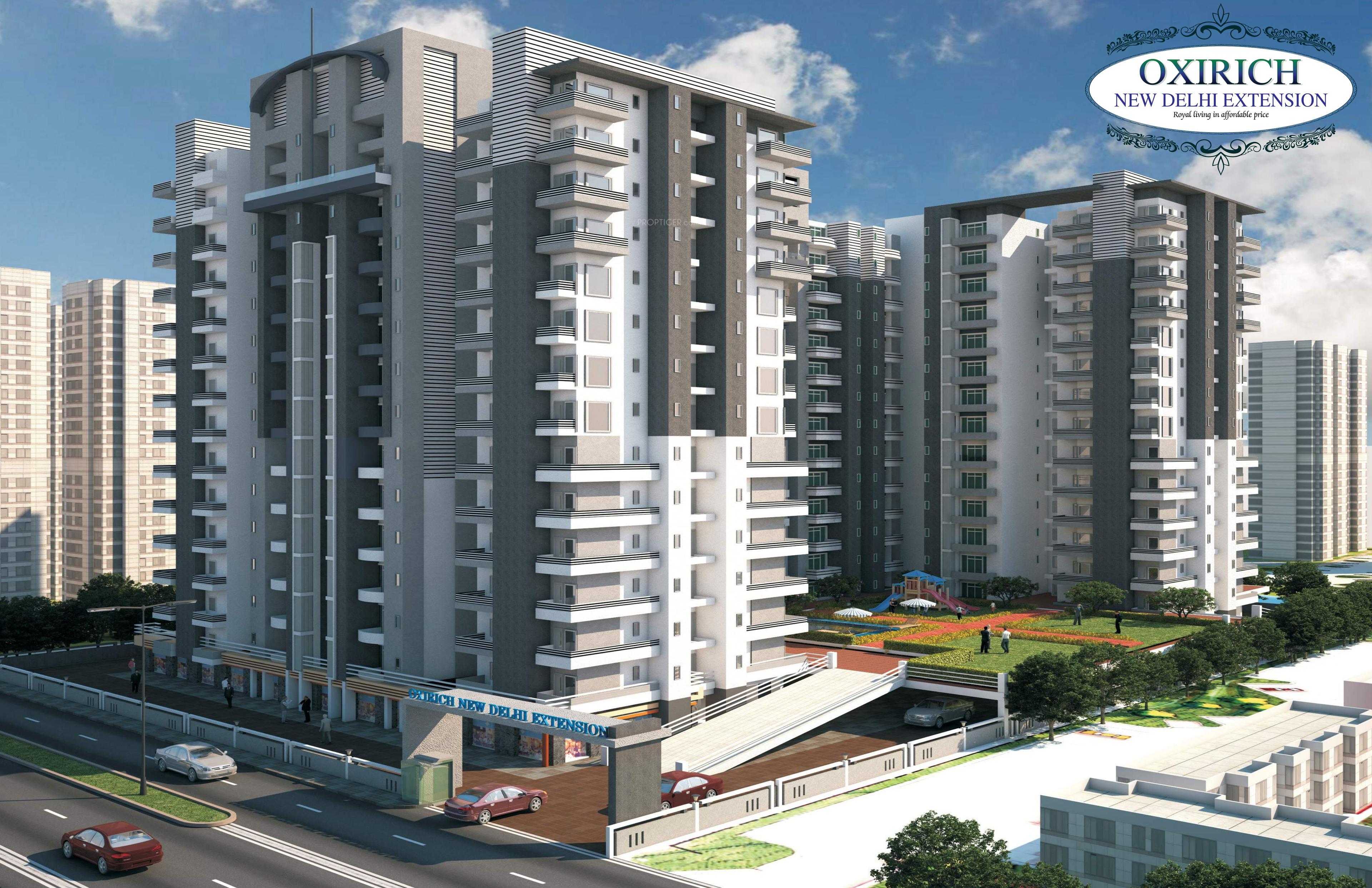 new-delhi-extension Images for Elevation of Oxirich New Delhi Extension