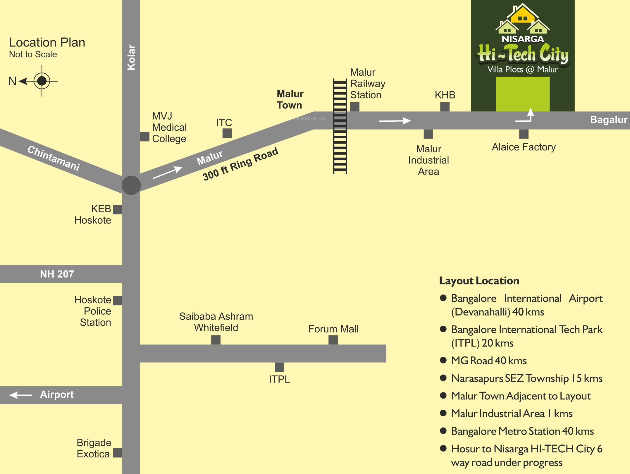hitech-city Images for Location Plan of Nisarga Hitech City