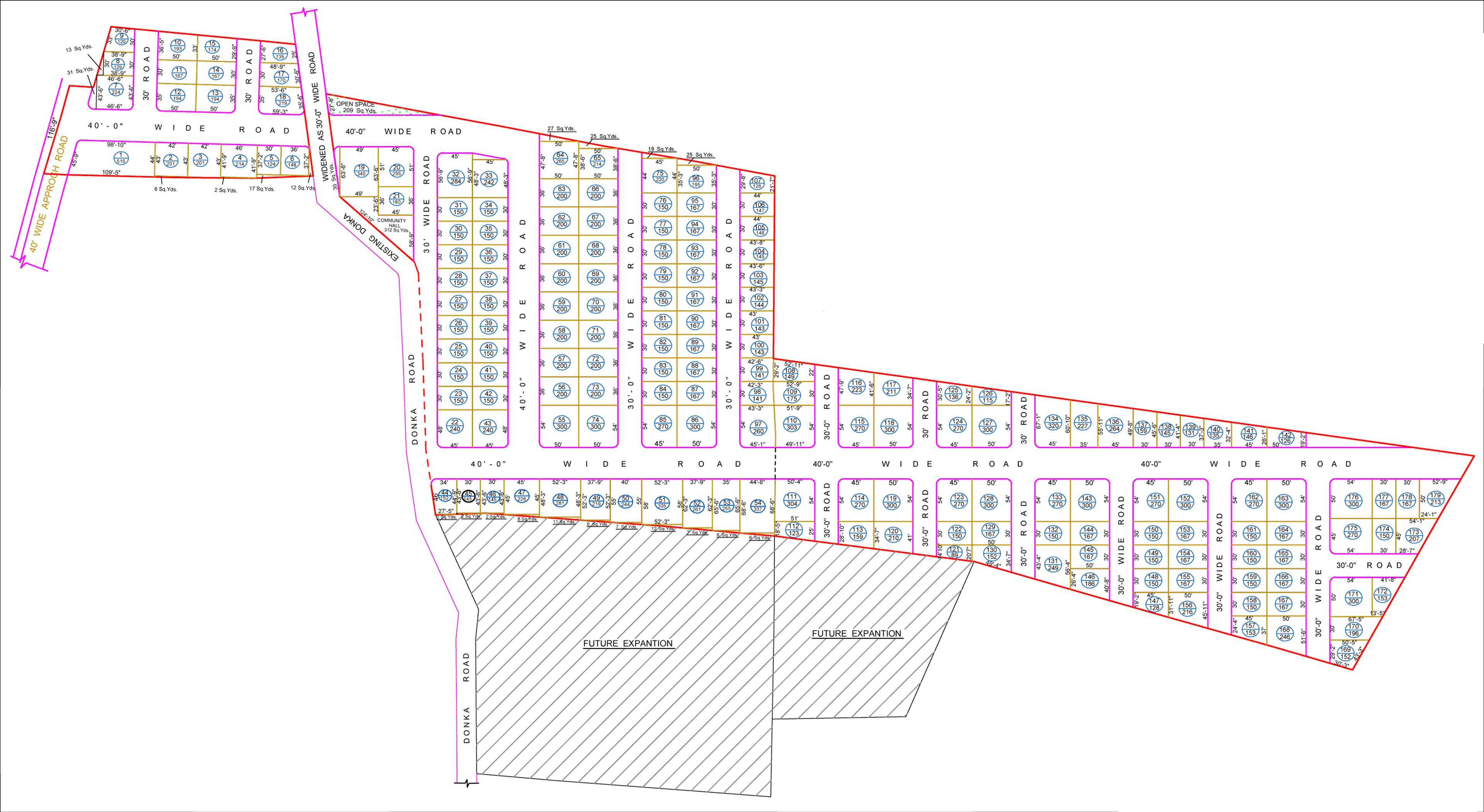 fortune-villas Images for Layout Plan of Sampada Fortune Villas