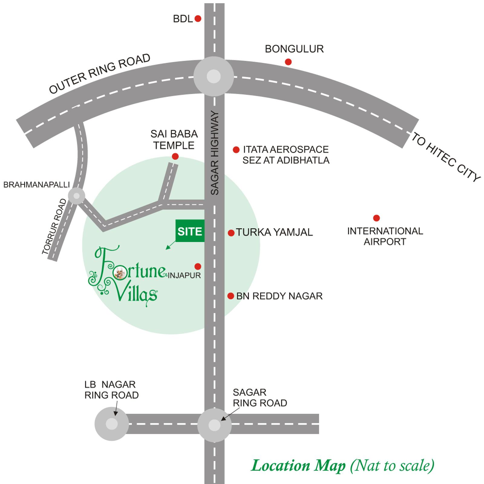 fortune-villas Images for Location Plan of Sampada Fortune Villas