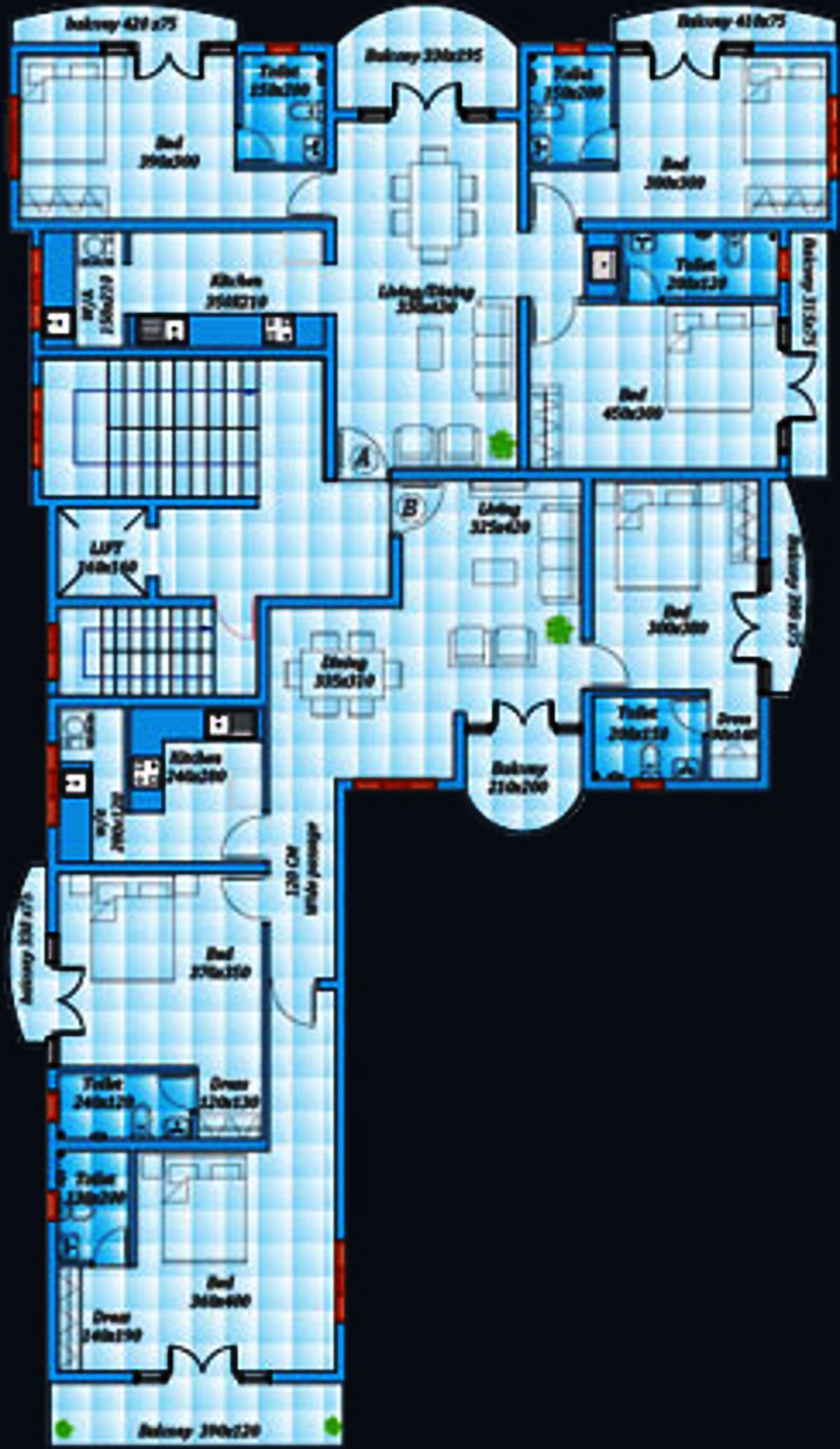 Images for Cluster Plan of AC Vaishnavam