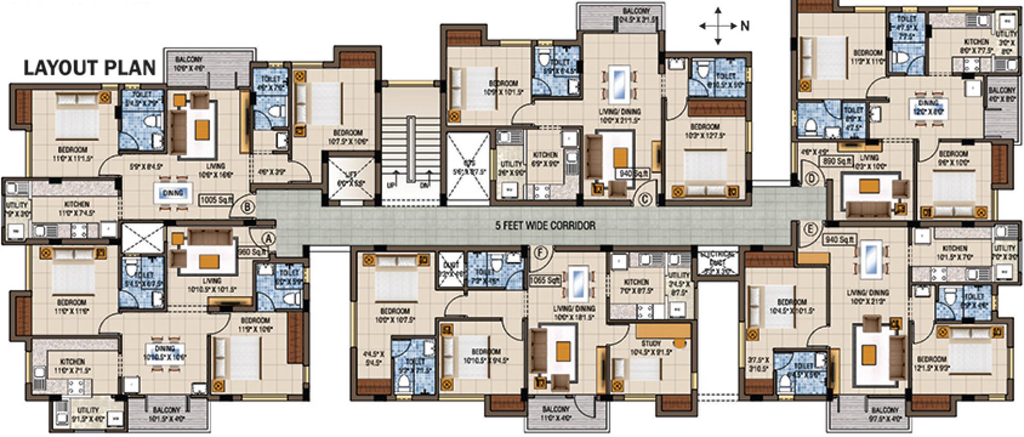 Images for Cluster Plan of Fairyland Sai Hridaya