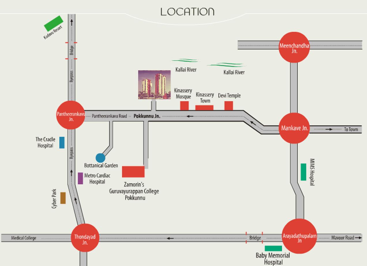 emerald Images for Location Plan of PVS Builders And Developers Emerald