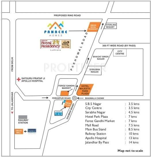 panache-homes-galaxy Images for Location Plan of Omaxe Panache Homes Galaxy