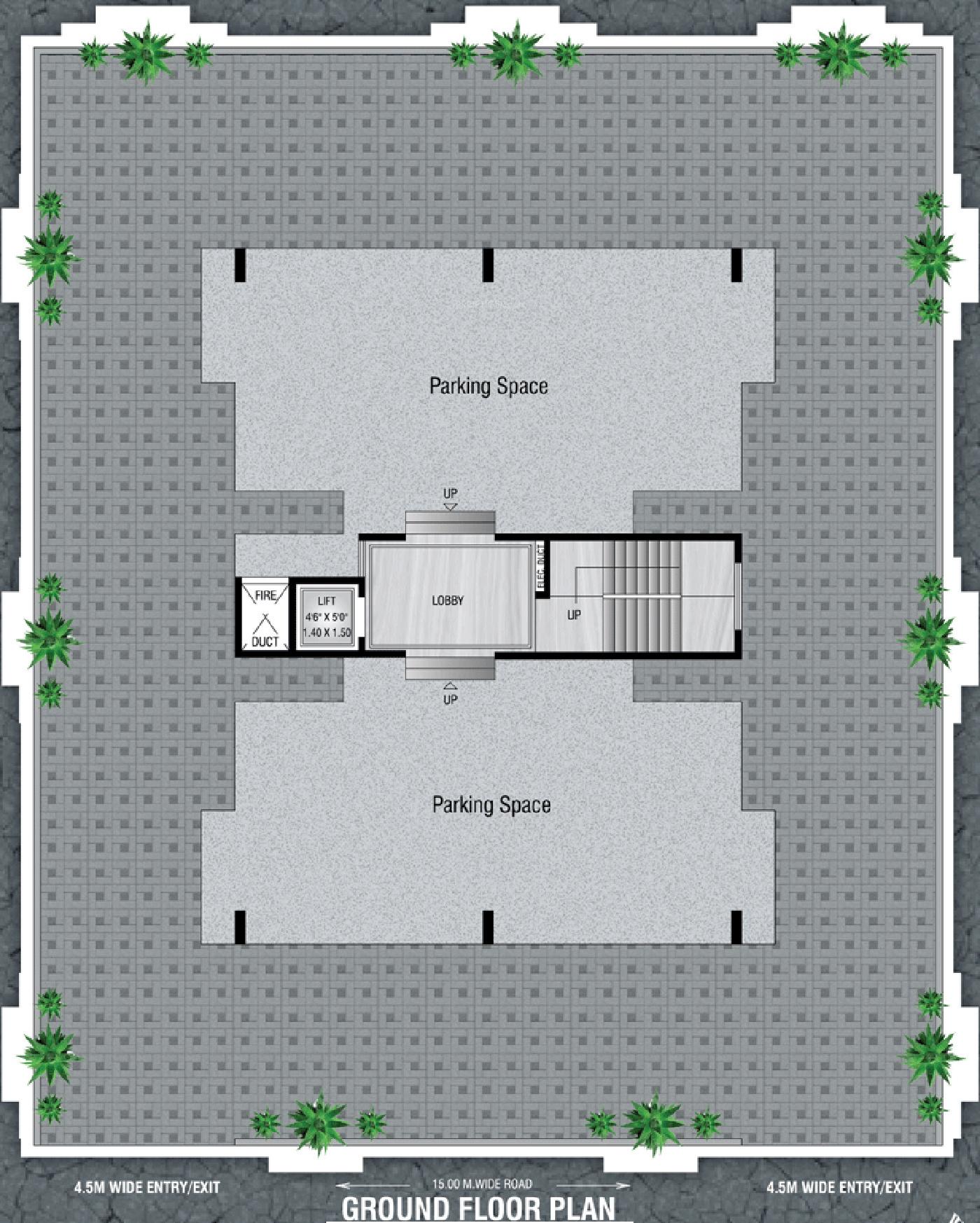 castel-arcade Castel Arcade Cluster Plan for Ground Floor