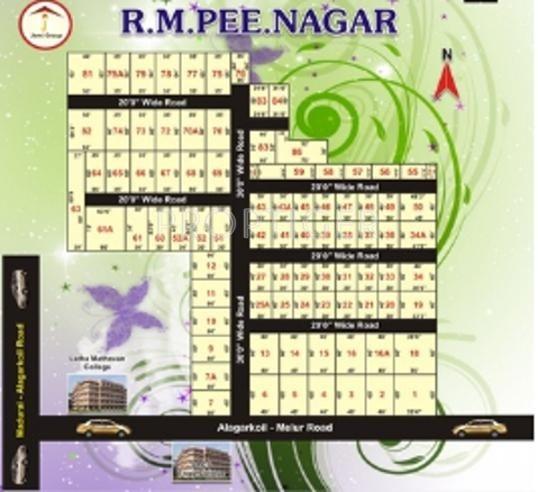 Jemi Housing RMP Nagar Plot Layout Plan