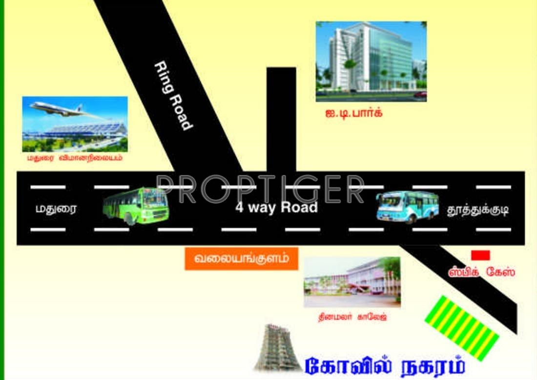 Jemi Housing Kovilnagaram Q Sector Location Plan