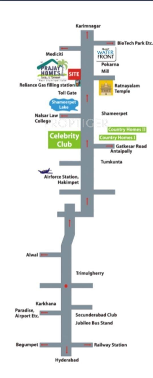 Images for Location Plan of Prajay Prajay Homes