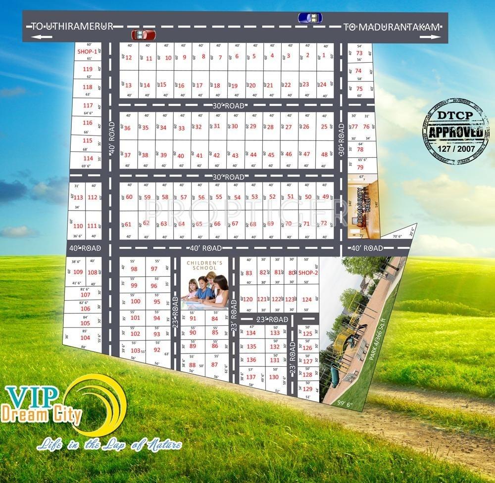 VIP Housing Dream City Site Plan