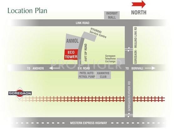 Ecohomes Constructions Pvt Ltd ECO Tower Location Plan