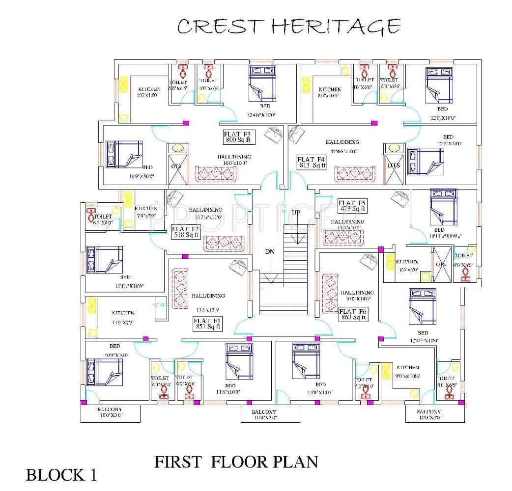 Images for Cluster Plan of Crest Homes Crest Heritage