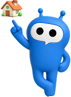 PEXO mascot exploring property virtually